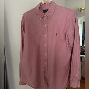 Ralph Lauren Men's Casual Button Down in Pink